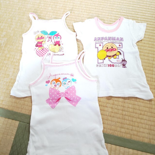 アンパンマン(アンパンマン)のアンパンマン 女の子 肌着 キッズ/ベビー/マタニティのキッズ服女の子用(90cm~)(下着)の商品写真