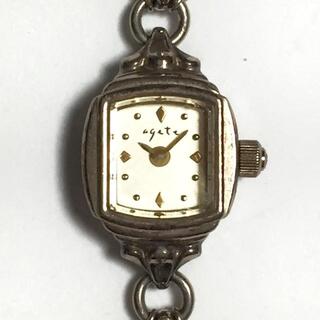 アガット(agete)のアガット 腕時計 - レディース シルバー925(腕時計)