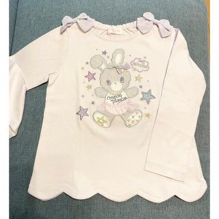 メゾピアノ(mezzo piano)のタイムセール♪新品未使用♪ メゾピアノ ロンT  120cm♪(Tシャツ/カットソー)