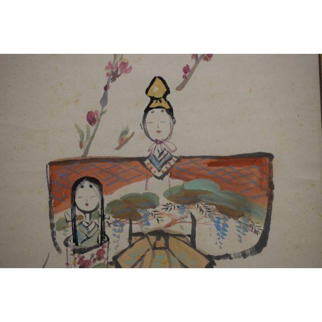 真作】村上鳳湖/雛之図/ヒナ図/掛軸☆宝船☆Z-621の通販 by 掛軸 真作】村上鳳湖/雛之図/ヒナ図/掛軸☆宝船☆Z-621の通販 by 掛軸
