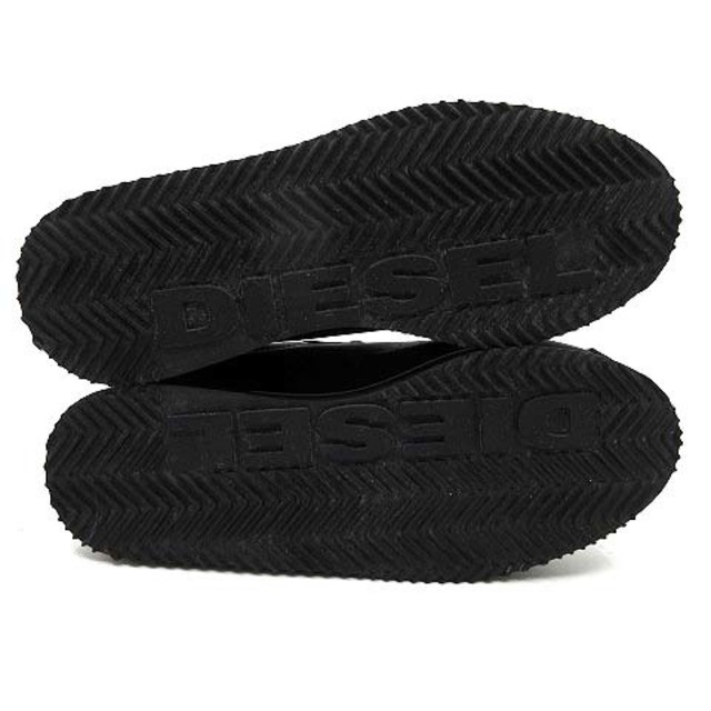 DIESEL(ディーゼル)のディーゼル DIESEL 厚底 レザー スニーカー S-CLEVER LOW 黒 レディースの靴/シューズ(スニーカー)の商品写真