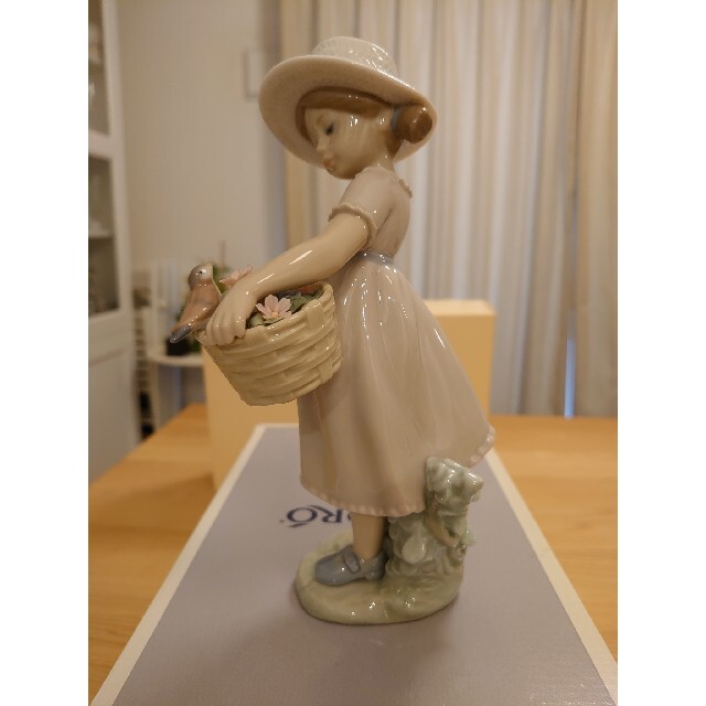 【美品】LLADRO リヤドロ No.6826『可愛いお友達』 - 置物
