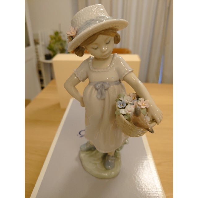 美品】LLADRO リヤドロ No.6826『可愛いお友達』 - 置物