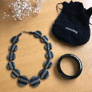 マウジー(moussy)のmoussy アクセサリーセット　巾着付(ネックレス)