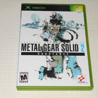 エックスボックス(Xbox)のxbox★METAL GEAR SOLID 2 SUBSTANCE 海外版(家庭用ゲームソフト)