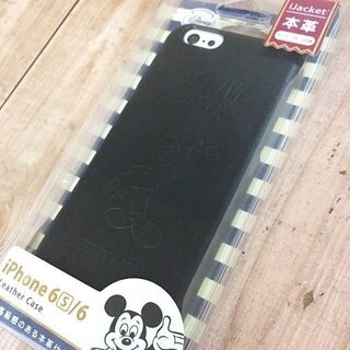 ディズニー(Disney)の本革 ミッキー iPhone6/6s スマホケース PGDCS031MKY(iPhoneケース)