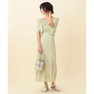 デイシー(deicy)の新品 デイシー Deicy ワンピース フリルショルダーミディワンピース F(ロングワンピース/マキシワンピース)