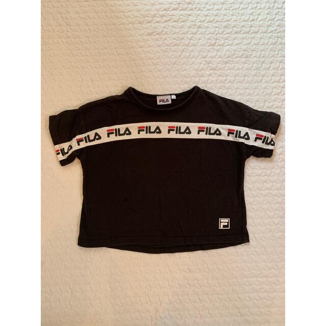 FILA(フィラ)のFILAキッズ女の子半袖Tシャツ キッズ/ベビー/マタニティのキッズ服女の子用(90cm~)(Tシャツ/カットソー)の商品写真