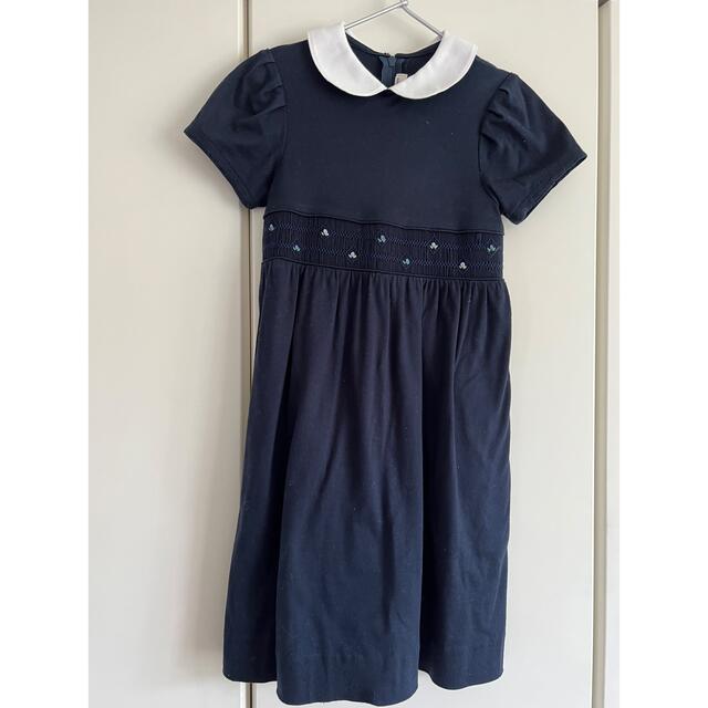 マエムモア♡難あり　刺繍ワンピース　１２０ キッズ/ベビー/マタニティのキッズ服女の子用(90cm~)(ワンピース)の商品写真