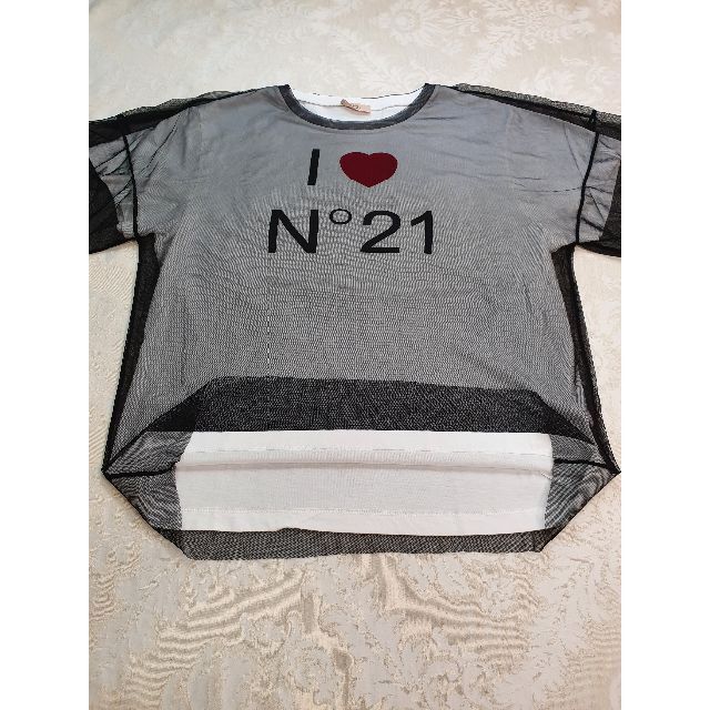 新品・未使用】N°21 KIDS ロゴ シアーメッシュ Tシャツ 16Y | www