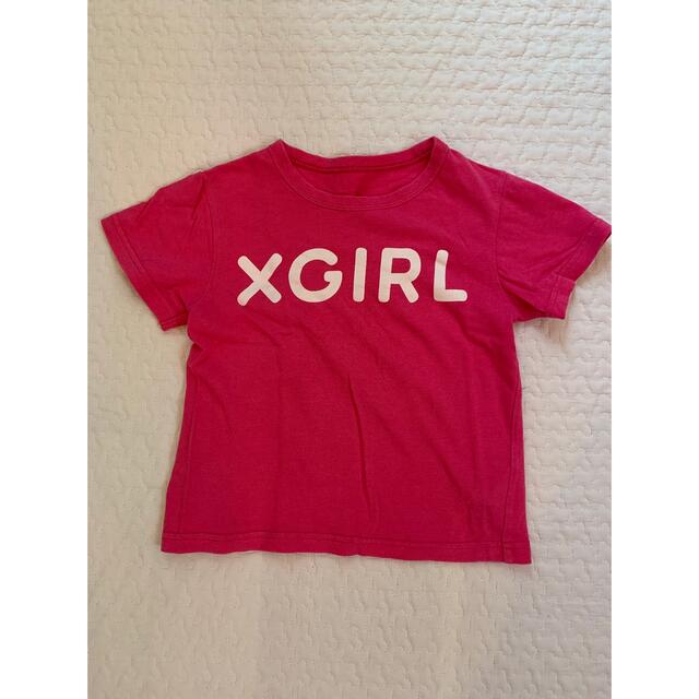 X-girl Stages(エックスガールステージス)のxgirlキッズ女の子半袖Tシャツ キッズ/ベビー/マタニティのキッズ服女の子用(90cm~)(Tシャツ/カットソー)の商品写真