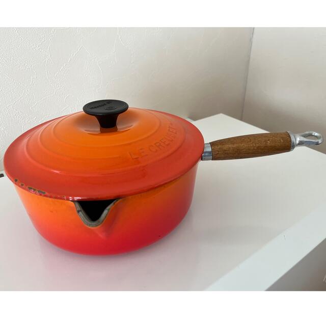 LE CREUSET - ル・クルーゼ片手鍋 20cm ウッドハンドルの通販 by ルドルフ's shop｜ルクルーゼならラクマ