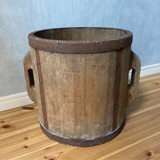 昭和レトロ 穀用樽 木樽木桶 古道具古民具骨董品木製ビンテージ当時物アンティーク
