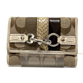 コーチ(COACH)のCOACH(コーチ) 3つ折り財布 シグネチャー柄(財布)