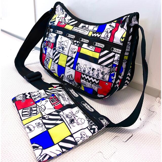 LeSportsac(レスポートサック)の【美品】★レスポ★Lesportsac★スヌーピー★ユニバーサルスタジオ限定 レディースのバッグ(ショルダーバッグ)の商品写真