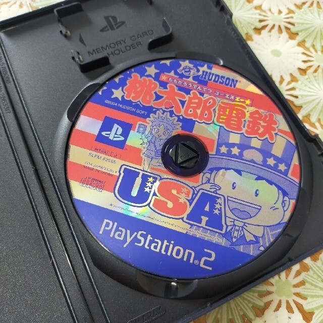 PlayStation2(プレイステーション2)のPS2 プレステ2 「桃太郎電鉄USA」 エンタメ/ホビーのゲームソフト/ゲーム機本体(家庭用ゲームソフト)の商品写真