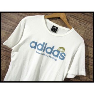 アディダス(adidas)のG② アディダス オリジナルス ラバー ビッグ ロゴ プリント Tシャツ L(Tシャツ/カットソー(半袖/袖なし))