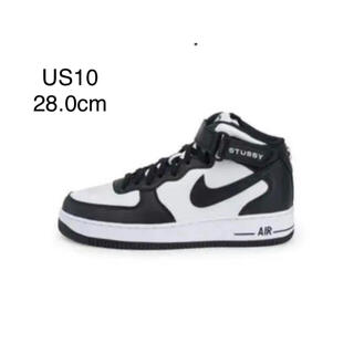 ステューシー(STUSSY)のSTUSSY NIKE AIR FORCE 1 MID  US10 28.0(スニーカー)