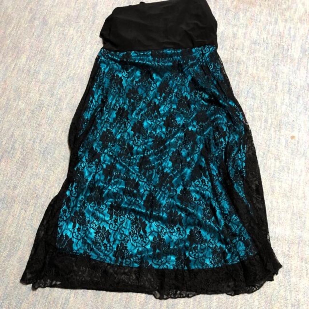 ロング丈　マキシ丈　ワンピース　ドレス レディースのフォーマル/ドレス(ロングドレス)の商品写真