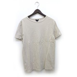 エイチアンドエム(H&M)のエイチ&エム H&M Tシャツ カットソー ボートネック 半袖 グレーベージュ(Tシャツ/カットソー(半袖/袖なし))