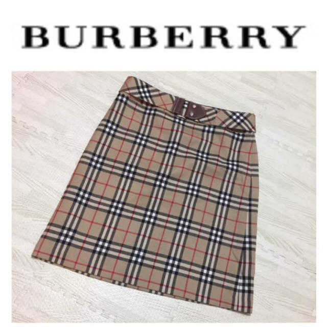 BURBERRY(バーバリー)の訳あり！BURBERRY LONDON BLUE LABEL♡ウールスカート レディースのスカート(ひざ丈スカート)の商品写真