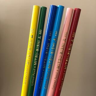 ミツビシエンピツ(三菱鉛筆)の色鉛筆　6色　新品未使用(色鉛筆)