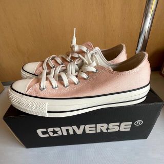 コンバース(CONVERSE)のconverse ピンク　24.5 (スニーカー)