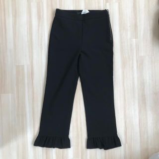 ザラ(ZARA)のZARA 裾フリルパンツ(カジュアルパンツ)