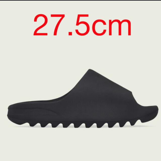 27.5cm YEEZY SLIDE BLACK “ONYX” サンダル