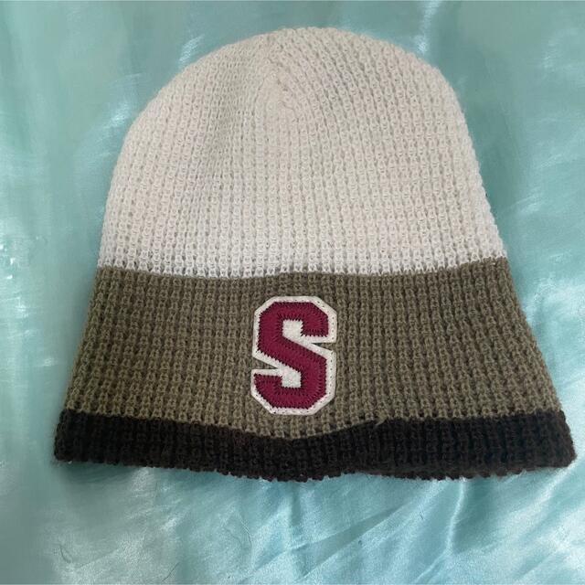 s old stussy ビーニー ニット帽 ニット帽/ビーニー