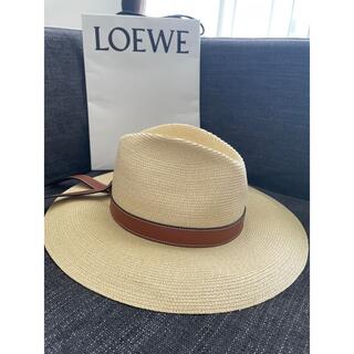 ロエベ(LOEWE)のロエベ LOEWE  ストローハット　帽子(麦わら帽子/ストローハット)