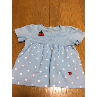 ミキハウス(mikihouse)のミキハウス　ピクニック　編みぐるみさくらんぼ　トップス(Tシャツ/カットソー)