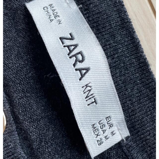 ZARA(ザラ)のZARA カーディガン　グレー　タグ無し　未使用 レディースのトップス(カーディガン)の商品写真