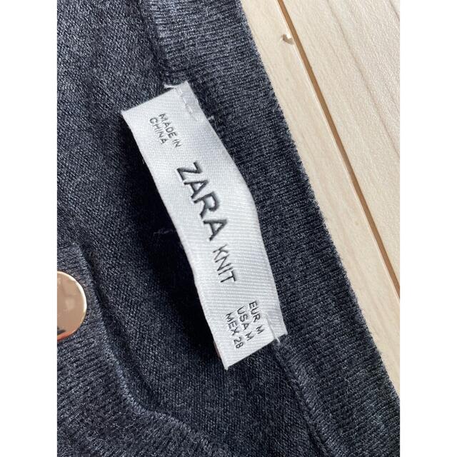 ZARA(ザラ)のZARA カーディガン　グレー　タグ無し　未使用 レディースのトップス(カーディガン)の商品写真