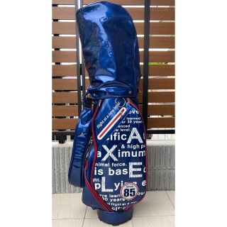 テーラーメイド(TaylorMade)のAXLE つるやゴルフ キャディバッグ 美品 ネームタグ付き ゴルフデビュー応援(バッグ)