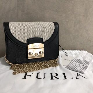 フルラ(Furla)のFURLA フルラショルダーバッグ　メトロポリス　ブラック(ショルダーバッグ)