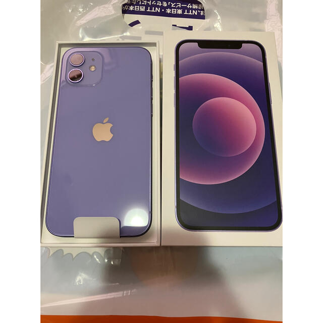 美品】 iPhone - iPhone12 64gb パープル スマートフォン本体