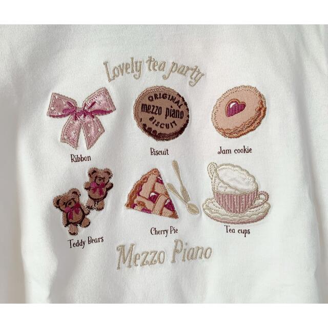 mezzo piano(メゾピアノ)のメゾピアノ🌸長袖カットソー 120 キッズ/ベビー/マタニティのキッズ服女の子用(90cm~)(Tシャツ/カットソー)の商品写真