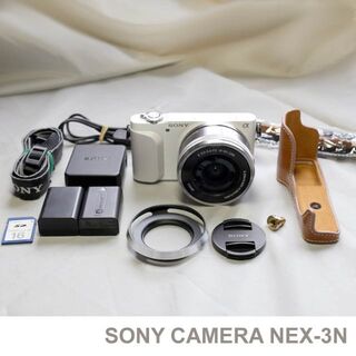 スマホ/家電/カメラWi-Fi＆自撮り☆毎日のステキを探したくなる♪SONY NEX-3N ブラック