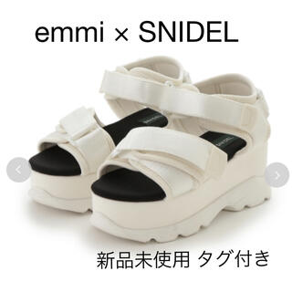 スナイデル(SNIDEL)の【emmi atelier】SNIDEL×emmiスニーカーソールサンダル(サンダル)
