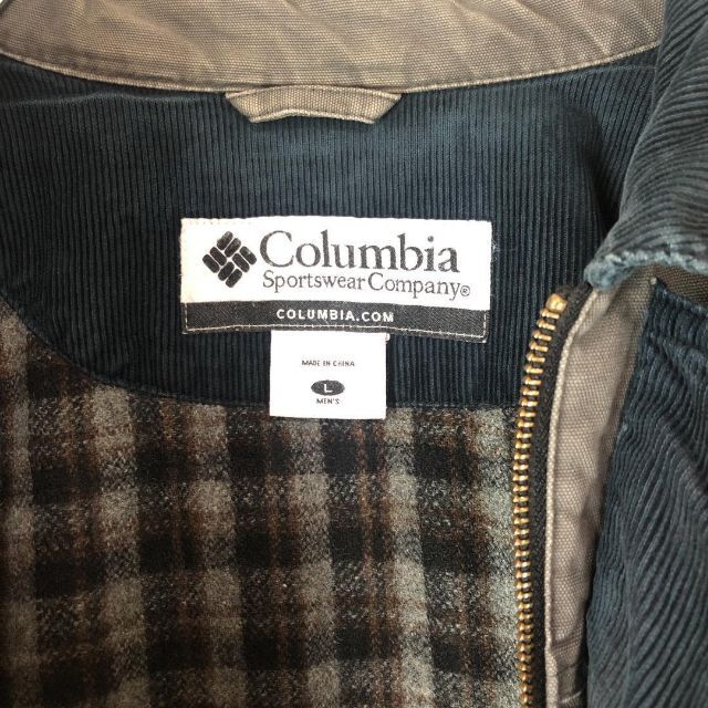 Columbia(コロンビア)の希少 90s Columbia コロンビア ダックジャケット カバーオール 焦茶 メンズのジャケット/アウター(カバーオール)の商品写真