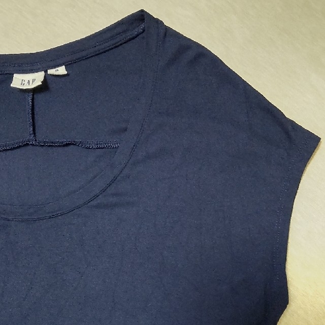 GAP(ギャップ)のギャップ XS ウィメンズ カットソー ネイビー レディースのトップス(カットソー(半袖/袖なし))の商品写真