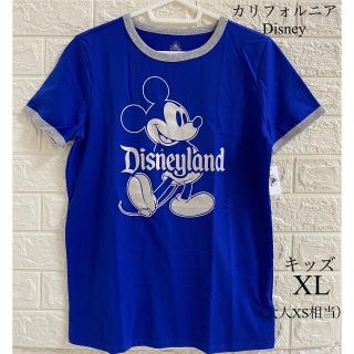 ディズニー(Disney)の【ミッキーTシャツ】カリフォルニアー　キッズXL（大人XS相当）新品未使用(Tシャツ(半袖/袖なし))