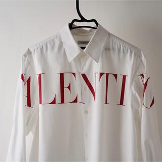 VALENTINO ロゴプリント シャツ 40