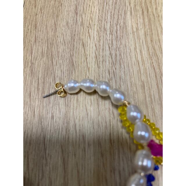 専用 zara pearl beads flower earrings レディースのアクセサリー(ピアス)の商品写真