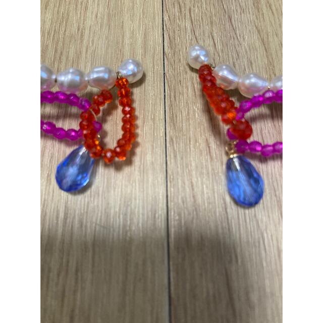 専用 zara pearl beads flower earrings レディースのアクセサリー(ピアス)の商品写真