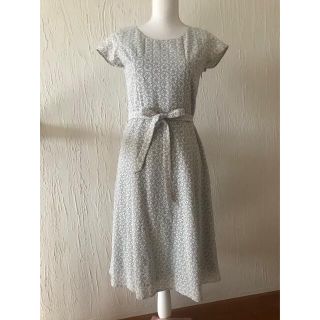 ローラアシュレイ(LAURA ASHLEY)のローラアシュレイ♡総レース生地　綿ワンピース(ひざ丈ワンピース)