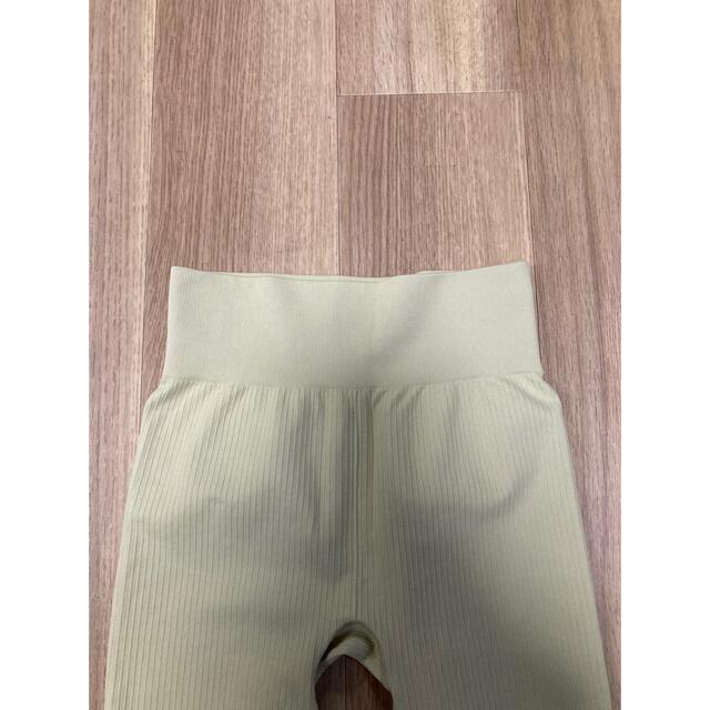 h&m high waist rib leggins xs レディースのレッグウェア(レギンス/スパッツ)の商品写真