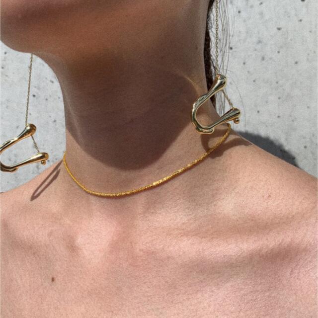 ALEXIA STAM(アリシアスタン)のUdrop chain gold pierce No.512 レディースのアクセサリー(ピアス)の商品写真