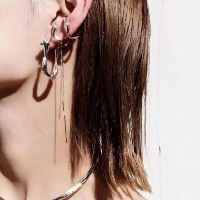 ALEXIA STAM(アリシアスタン)のUdrop chain gold pierce No.512 レディースのアクセサリー(ピアス)の商品写真